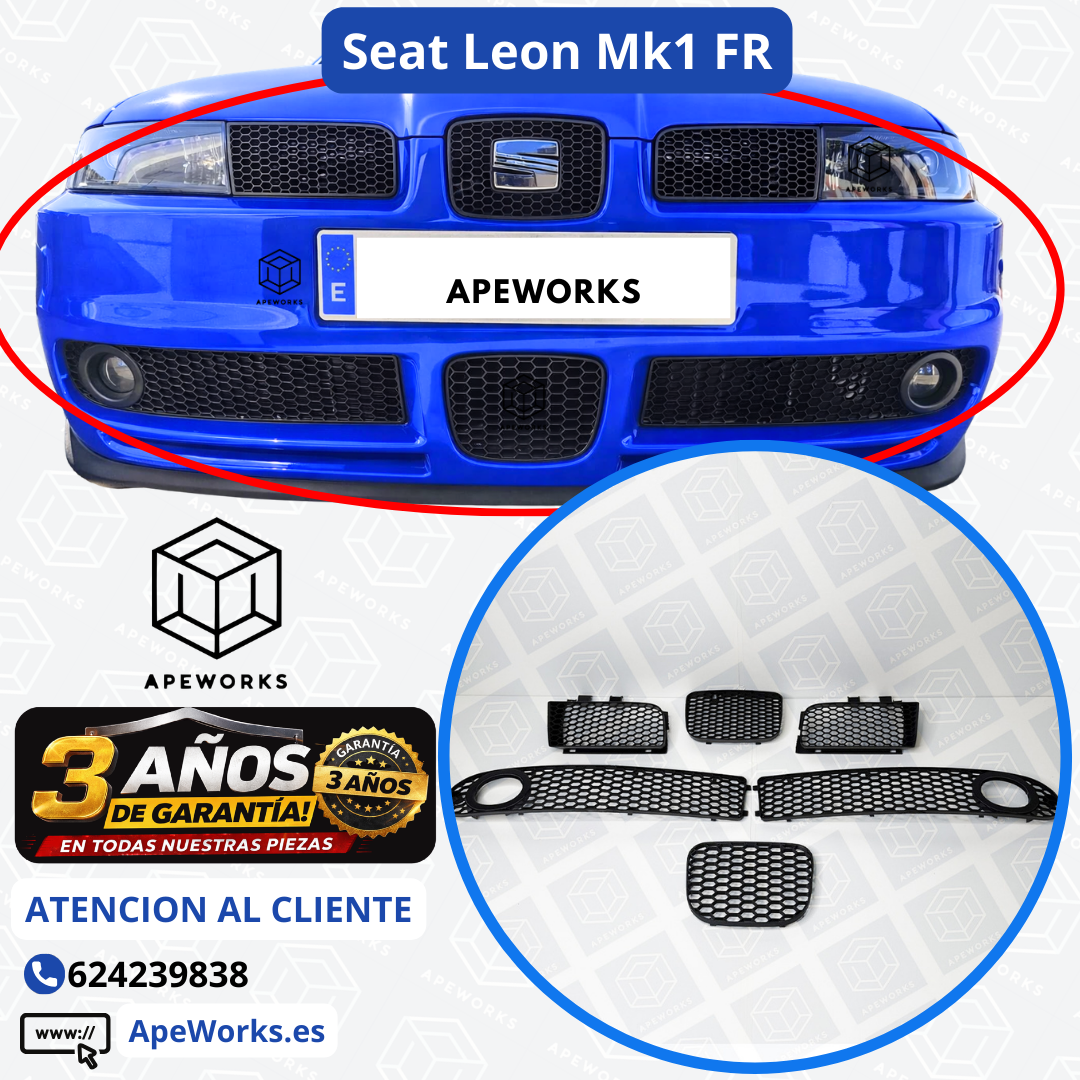 Pack Completo Rejillas Seat Leon Mk1 FR