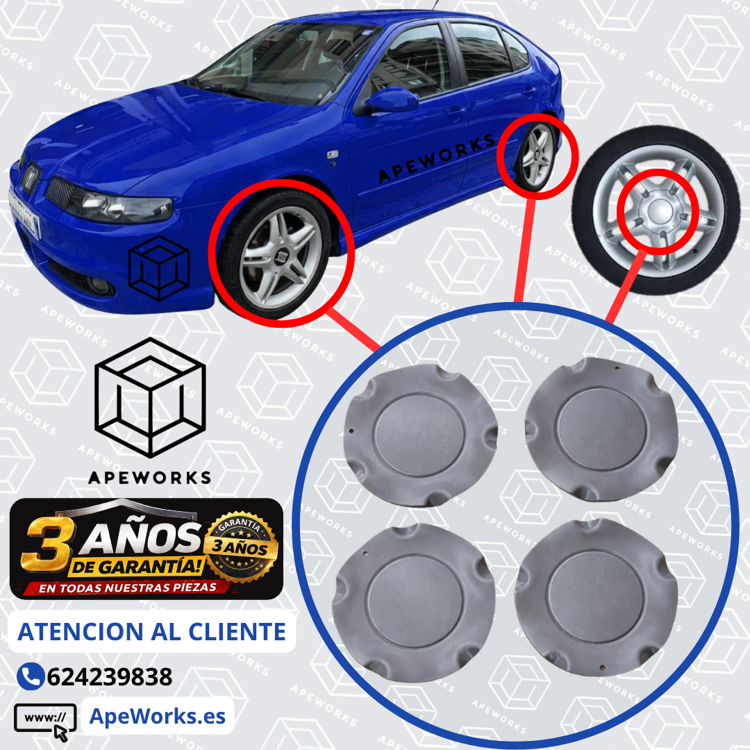 Tapas llantas Seat Leon MK1 FR