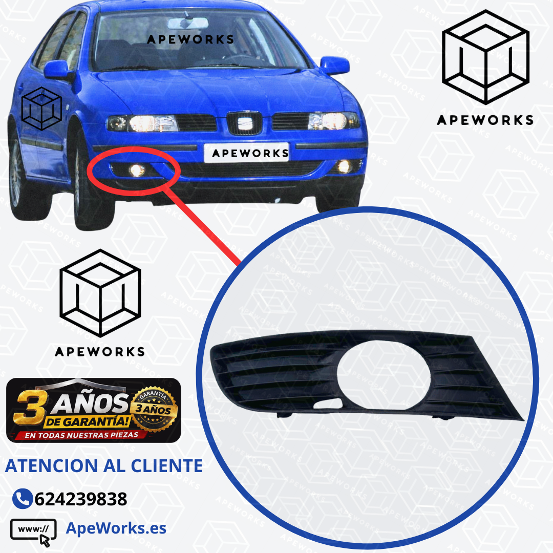 Rejillas Antinieblas Seat Leon Mk1 Sport