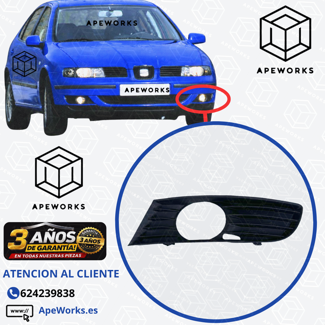 Rejillas Antinieblas Seat Leon Mk1 Sport
